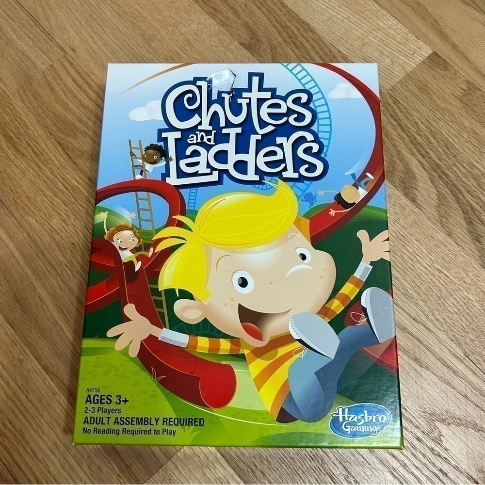 Chutes and Ladders Hasbro Board Game Kids Toy